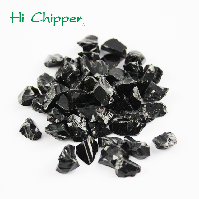 الزجاج الأسود المسحوق